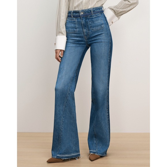 Veronica Beard Denim - Veronica Beard Crosbie Wide leg High Rise Size 26